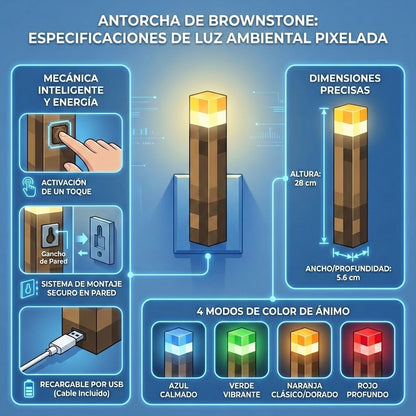 Antorcha LED Estilo Gamer